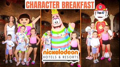 character hotel|nickelodeon hotel character breakfast.